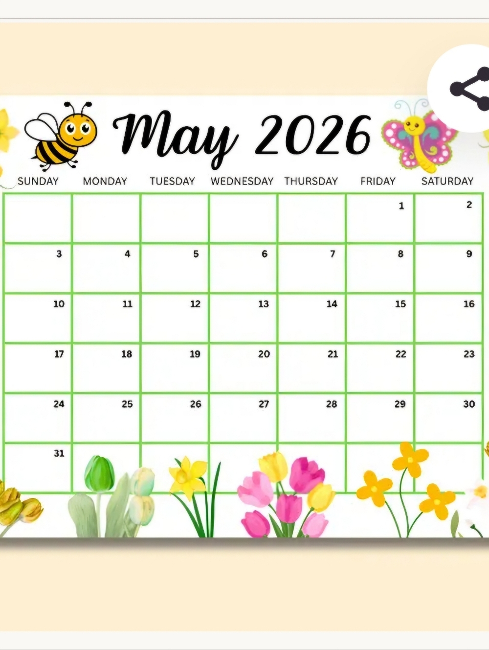 May 2026 Calendar Of @Blondie Marathon Events